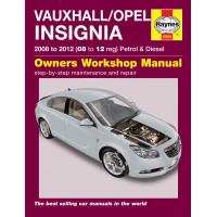 Image for Vauxhall Insignia Manual (Haynes) Petrol & Diesel - 08 to 12 reg (5563)