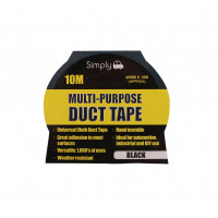 Image for Duct Tape Black 10 M Roll