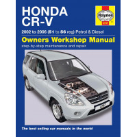 Image for Honda CR-V Manual (Haynes) Petrol & Diesel - 02 to 06, 51 to 56 reg (4747)