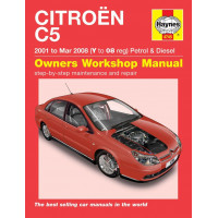 Image for Citroen C5 Manual (Haynes) Petrol & Diesel - 01 to 08, Y to 08 reg (4745)