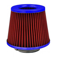 Image for Red Mesh Sports Air Filter With Blue Trim