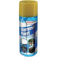 Image for Streetwize Hammer Finish Paint Gold