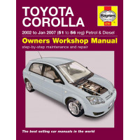 Image for Toyota Corolla Manual (Haynes) Petrol & Diesel - 02 to 07, 51 to 56 reg (4791)