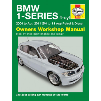 Image for BMW 1-Series Manual (Haynes) Petrol & Diesel - 04 to 11, 54 to 11 reg (4918)