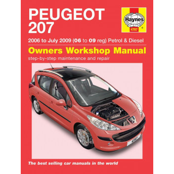 Image for Peugeot 207 Manual (Haynes) Petrol & Diesel - 06 to 09 (4787)