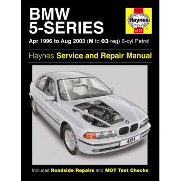 Image for BMW 5-Series Manual (Haynes) Petrol - 96 - 03, N to 03 reg (4151)