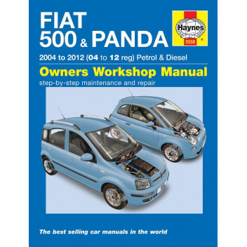 Image for Fiat 500 Manual (Haynes) & Panda  Petrol & Diesel - 04 to 12 reg (5558)