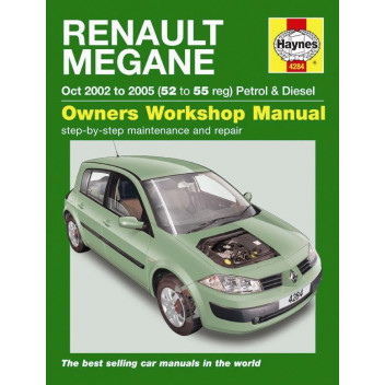 Image for Renault Megane Manual (Haynes) Petrol & Diesel - 02 to 08, 52 to 58 reg (4284)