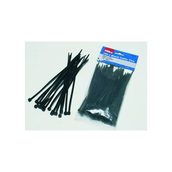 Image for Hilka Cable Ties Black 100 x 3.6 x 150 mm