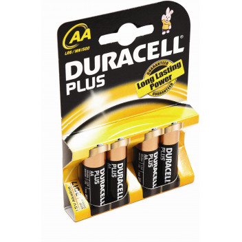 Image for AA Batteries DURACELL Pack Of 4