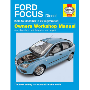 Image for Ford Focus Manual (Haynes) Diesel - 05 to 09, 54 to 09 reg (4807)