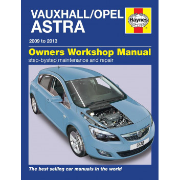 Image for Vauxhall Astra Manual (Haynes) Petrol & Diesel - 09 to 13, 59 to 13 reg (5578)