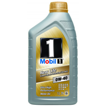 Image for Mobil 1 New Life 0w-40 Fully Synthetic Engine Oil 1lt
