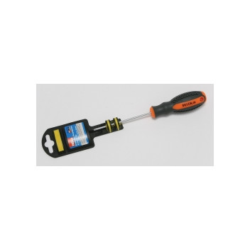 Image for Hilka 4  ( 100mm ) x 3.2 mm Slotted Engineers Screwdrivers Parallel Tip Procraft