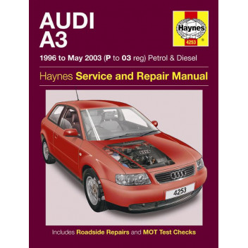 Image for Audi A3 Manual (Haynes) - 96 to May 03, P to 03 reg (4253)