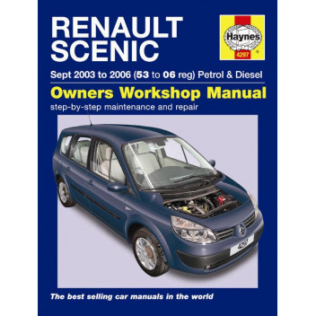 Image for Renault Scenic Manual (Haynes) Petrol & Diesel - 03 to 06, 53 to 06 reg (4297)