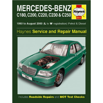 Image for Mercedes C-Class Manual (Haynes) Petrol and Diesel - 93 to Aug 00, L to W reg (3511)