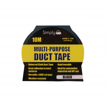 Image for Duct Tape Black 10 M Roll