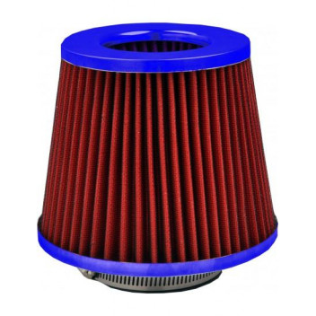 Image for Red Mesh Sports Air Filter With Blue Trim