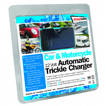 Image for 12 V Trickle Battery Charger For Gel / Acid Batteries