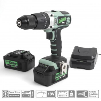 Image for Kielder 18V Combi Drill With Two 4.0 AH Batteries
