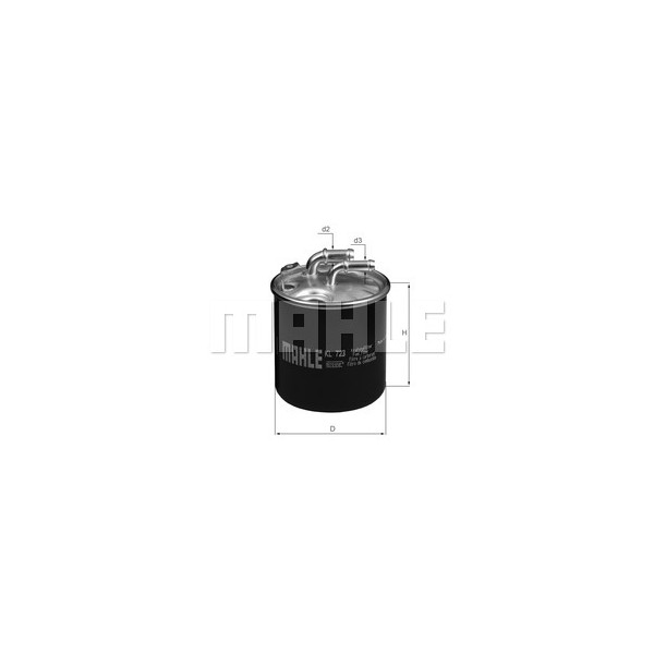 Mahle In-line Fuel Filter image