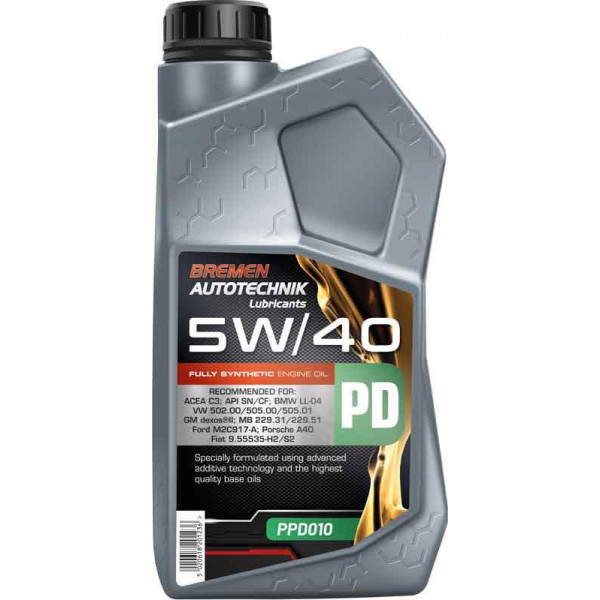 5W 40 Pro-Advance Fully Synthetic Engine Oil PD Spec 1 Litre image