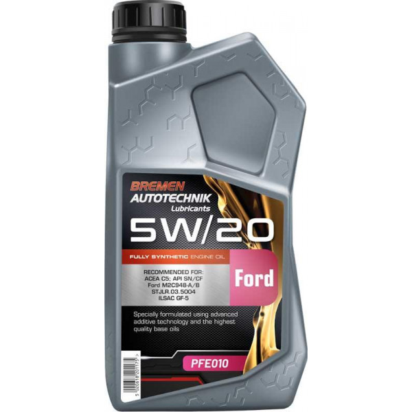 5W 20 Pro-Advance Fully Synthetic Engine Oil Ford Ecoboost Spec 1 Litre image