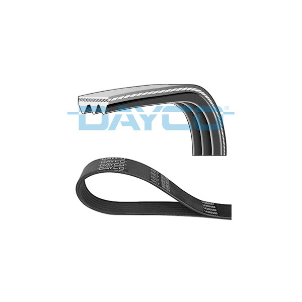 Dayco 3 Ribbed Belt 3PK x 740 mm image