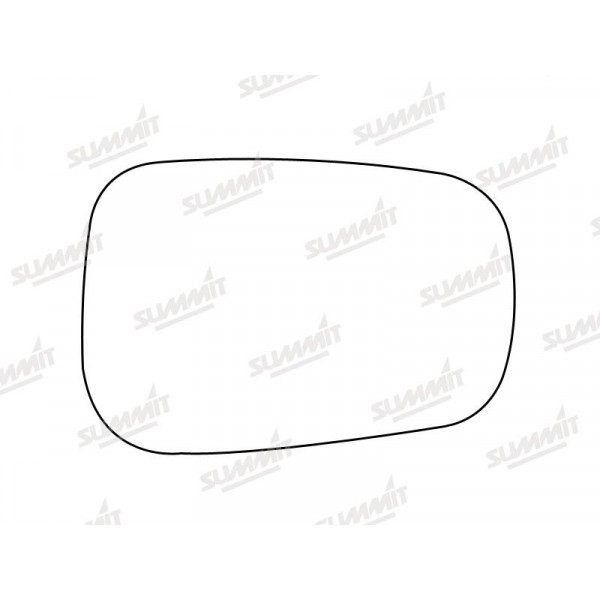 Summit Self Adhesive Mirror Glass Base Plate Ford Fiesta 2002 On LHS image